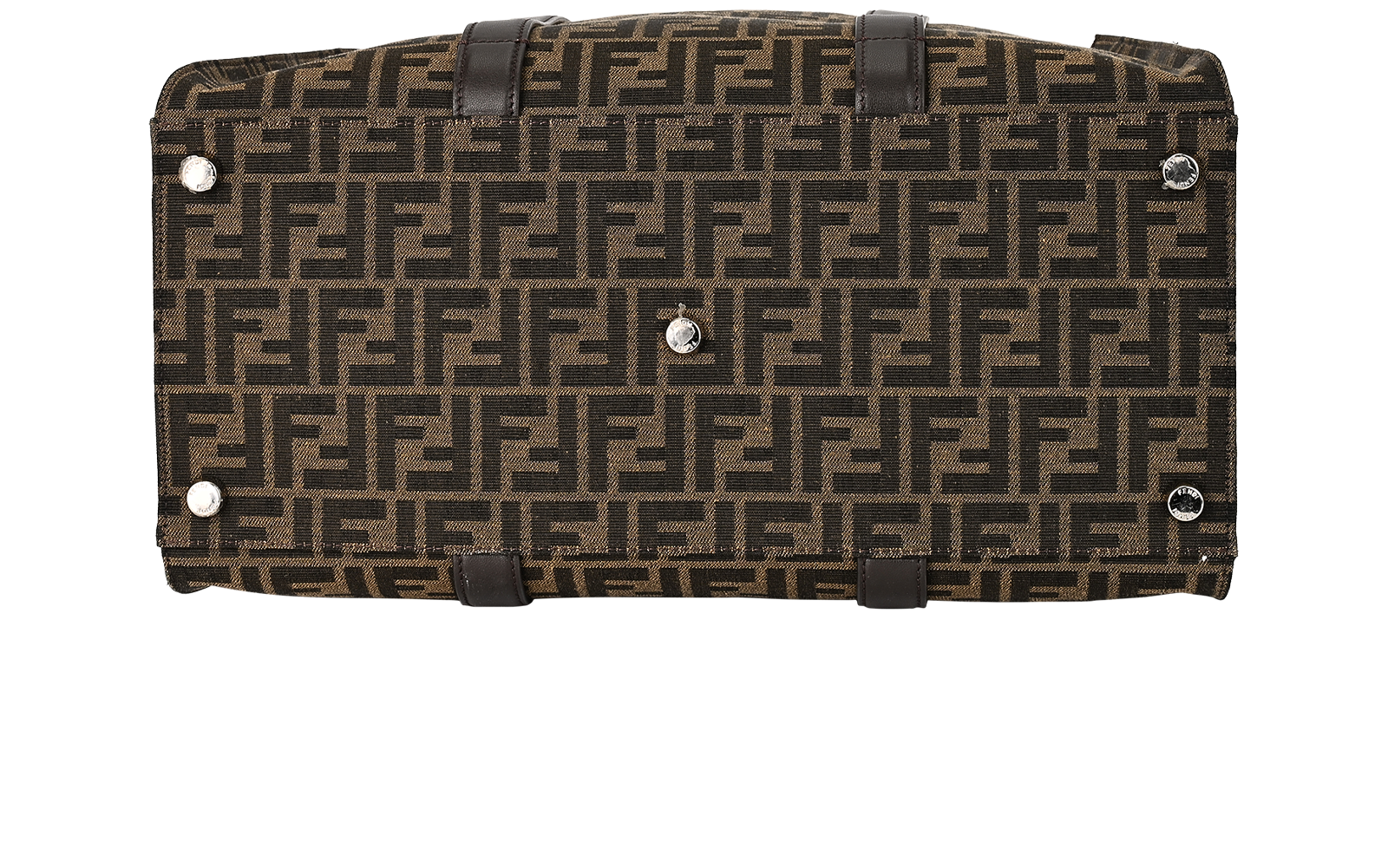 FF Jacquard Tote Bag, &pound;1,100, Handbags, Brown, Canvas, Top view